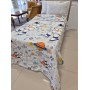 ETEHOMETEX Pamuklu Kapitoneli Yatak Örtüsü TAKIMI TEK KİŞİLİK ASTRANOT 8696474232128
